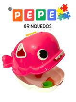 Tubarão Brinquedo Interativo Infantil Bebê Didático Colorido - Merco Toys