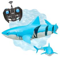 Tubarão de Controle Remoto Piscina Brinquedo Recarregável