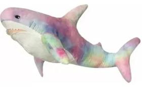 Tubarão De Pelúcia Grande 60cm Macio Antialérgico Almofada