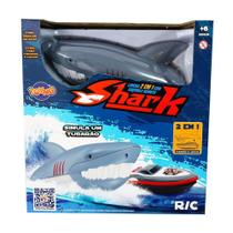 Tubarão e Lancha com Controle Remoto - Toyng 47343