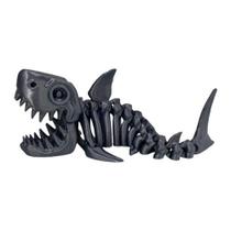 Tubarão Esqueleto Articulado Baby Shark Black Tubarão Esqueleto Articulado Baby Shark Black