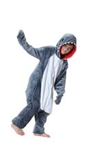 Tubarão Infantil Pijama Kigurumi Macacão Fantasia