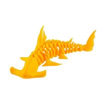 Tubarão Martelo Articulado 3D Brinquedo Flexível com Movimento Realista para Decoração e Diversão -