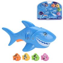 Tubarão pega peixe Brinquedo para banho piscina banheira - COMPANY KIDS