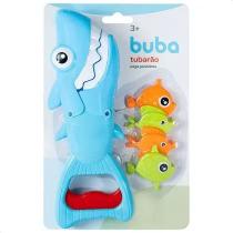 Tubarão Pega Peixinhos Brinquedo para Banho Piscina Buba
