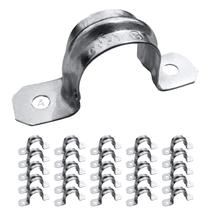 Tube Strap Airmont Products Conduíte EMT Snap-On de 1 polegada e dois furos Tube Strap Airmont Products Conduíte EMT Snap-On de 1 polegada e dois furos