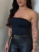 Tube Top Cropped Feminino sem alças sem alça