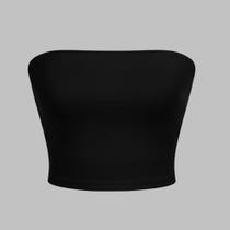 Tube Top Faixa Feminino Cropped sem alça - Arabela