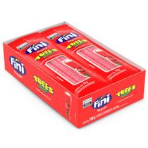 Tubes Morango e Nata Azedinhos - 180g - 12 unidades - Fini - Rizzo Tubes Morango e Nata Azedinhos - 180g - 12 unidades - Fini - Rizzo