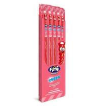 Tubes Morango Super Gigante com 24 unidades de 27g cada - Fini