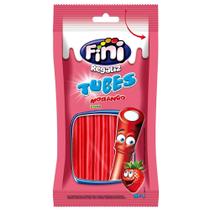 Tubes Regaliz Morango 80g Fini