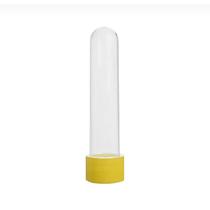 Tubete para Lembrancinhas Acrilico 13cm c/10un Amarelo