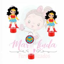 Tubete personalizado mulher maravilha