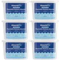 Tubo absorvedor de umidade Absorb Pro, 10,5 onças, sem perfume, pacote com 6
