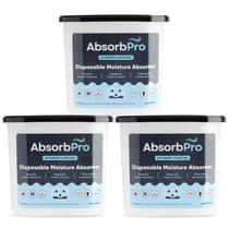 Tubo absorvedor de umidade Absorb Pro com carvão ativado, pacote com 3