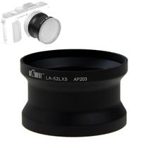 Tubo Adaptador LA-52LX5 Lente 52mm Câmeras Panasonic DMC-LX5