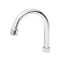 Tubo Bica Móvel 1/2 Lavatório Em Inox Cromado Arejador Fixo