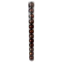 Tubo Bola de Natal 6cm com 12 CV244569 Cazza Marrom Tubo Bola de Natal 6cm com 12 CV244569 Cazza Marrom