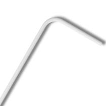 Tubo Branco Em L Extensível Para Box Provadores De Loja Cortina Pia 1 Metro Suporta Até 3kg Maxeb