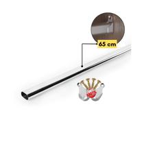 Tubo Cabideiro 65cm Oval Arara Para Guarda Roupas Tubo Cabideiro 65cm Oval Arara Para Guarda Roupas