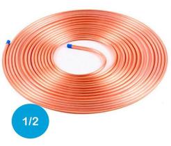 Tubo Cano Cobre Flexivel Panqueca 1/2'' 15 Metros