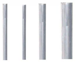 Tubo/cano Para Chaminé De Chapa Galvanizada 8cm De Diâmetro - Santa Edwirges