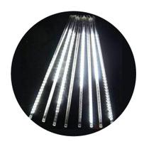 Tubo Chuva Meteoro LED Branco Frio 50cm Impermeável - Fuxing