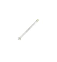 Tubo Chuveiro 30cm Plástico Branco 1/2 - 00030 Tubo Chuveiro 30cm Plástico Branco 1/2 - 00030