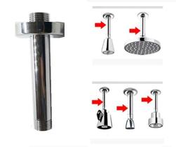 Tubo chuveiro de Teto Fabrimar Cromado 1/2" x 12 - 04603 Tubo chuveiro de Teto Fabrimar Cromado 1/2" x 12 - 04603