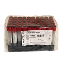Tubo Coleta Sangue Tampa Vermelha 9ml 50 Unids Ativador de Coágulo