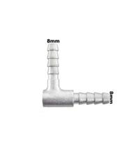 tubo conexão Cotovelo 90 Graus Aluminio 8mm Universal tubo conexão Cotovelo 90 Graus Aluminio 8mm Universal
