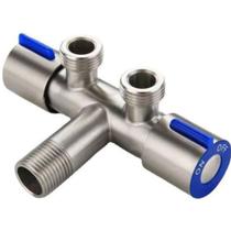 Tubo Conexão T Metal Para Torneira Monocomando Água Fria