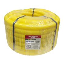 Tubo Corrugado Flexível 5/8 Dn 20 Rolo com 10M Amarelo - Force Line Tubo Corrugado Flexível 5/8 Dn 20 Rolo com 10M Amarelo - Force Line