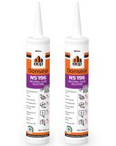 Tubo de 100 ml para selante de calafetagem de silicone DCP Donseal NS196 - branco
