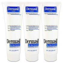 Tubo de 240 ml para tratamento de pele Dermasil Original Formula (pacote com 3) Tubo de 240 ml para tratamento de pele Dermasil Original Formula (pacote com 3)