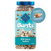 Tubo de 350ml de Petiscos Blue Buffalo Bursts para Gatos - Crocante e Cremoso
