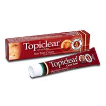 Tubo de 52 ml de manteiga de cacau Cream Topiclear, pacote com 2