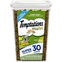 Tubo de 900ml de Cat Treats Temptations MixUps - Sabor Catnip Fever