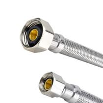 Tubo de abastecimento de torneira Plumb Pak 3/8x1/2 Compressão 76cm Tubo de abastecimento de torneira Plumb Pak 3/8x1/2 Compressão 76cm