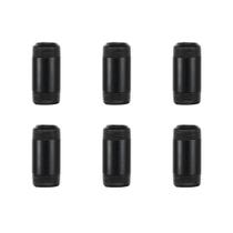 Tubo de aço industrial de metal preto pré-cortado GeilSpace 3/4 2