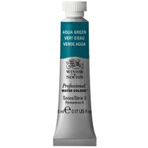 Tubo de aquarela profissional Paint Winsor & Newton 5ml verde aqua Tubo de aquarela profissional Paint Winsor & Newton 5ml verde aqua