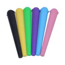 Tubo De Armazenamento Plástico Em Forma De Cone De Cor Sólida Pacote Com 6 12cm Tampa Flip Em Uma