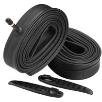 Tubo de bicicleta FANSPRO 20x1,75-2,125 de 20 polegadas com alavancas de pneu, pacote com 2