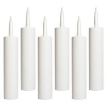 Tubo de calafetagem Red Devil 1010 300 ml de plástico reutilizável, pacote com 6