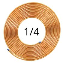 Tubo de cobre 1/4 6,35mm com 1 metro instlação de split