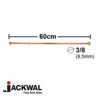 Tubo de cobre 60cm 3/8 uso doméstico jackwal