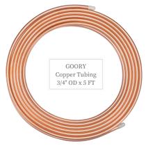 Tubo de cobre GOORY 3/4 OD x 0,688 ID x 1,52 m 99,9% C12200 Tubo de cobre GOORY 3/4 OD x 0,688 ID x 1,52 m 99,9% C12200