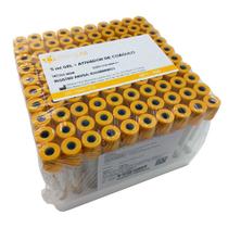 Tubo de Coleta a Vácuo Plástico Gel e Ativador de Coágulo 5 ml (FIRSTLAB) - 100 Unidades