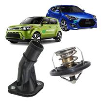 Tubo de conexão de água flange hyundai hb20 creta i30 veloster kia cerato soul 1.6 16v 2010 á 2019 c