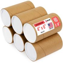 Tubo de correspondência Paclord 4x6 de papelão reforçado pesado x6 Tubo de correspondência Paclord 4x6 de papelão reforçado pesado x6